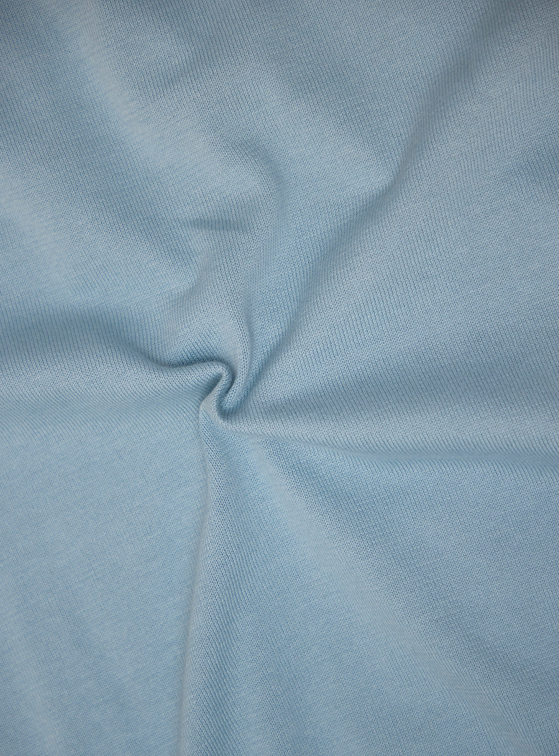 Lagoon Blue Cotton Crewneck