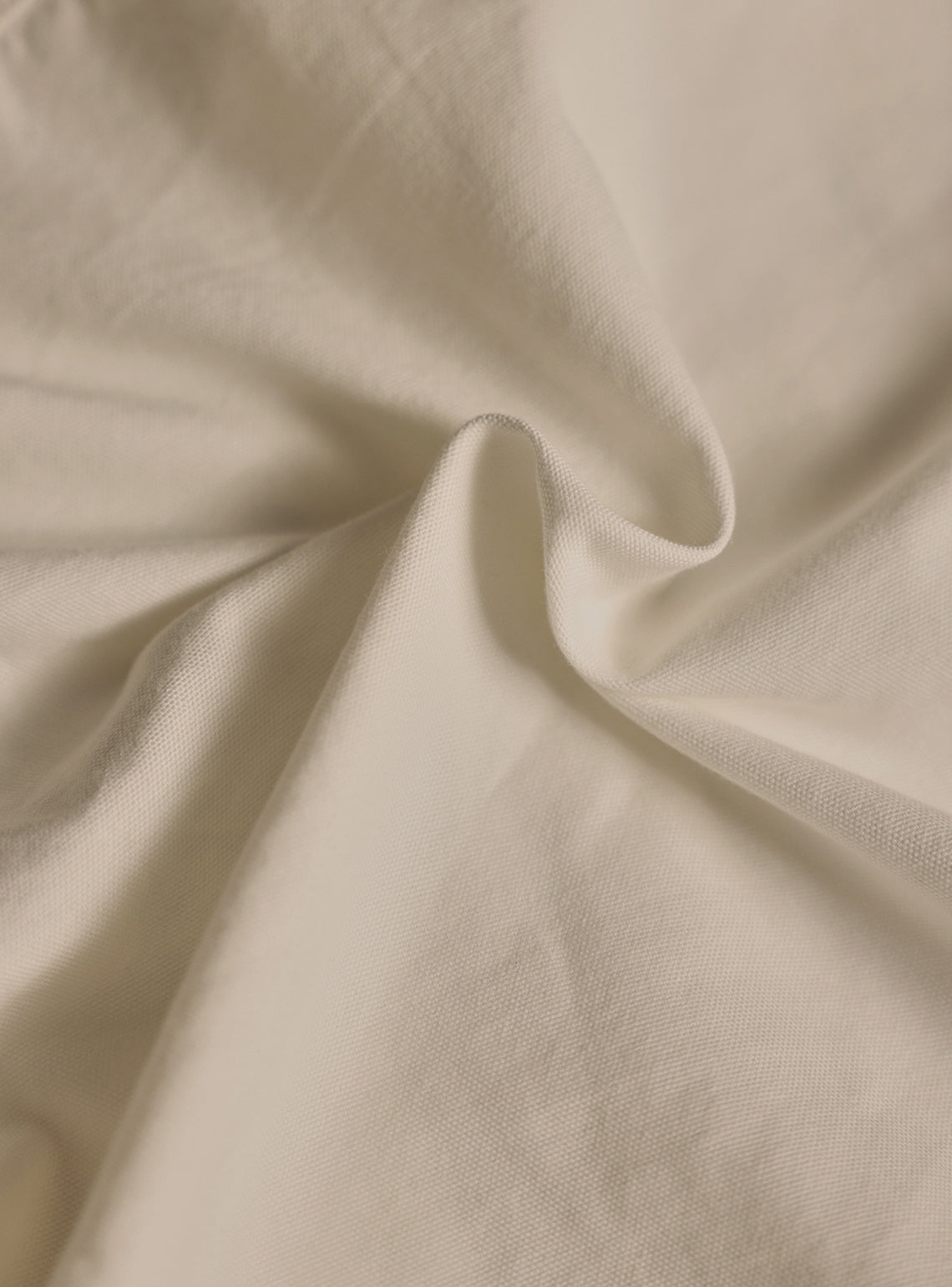 Napa Off White Cotton Canvas Overshirt