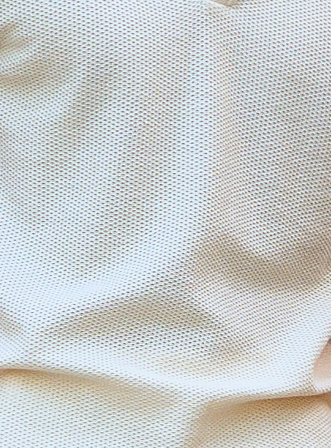 Zircon White Cotton Pointelle Polo