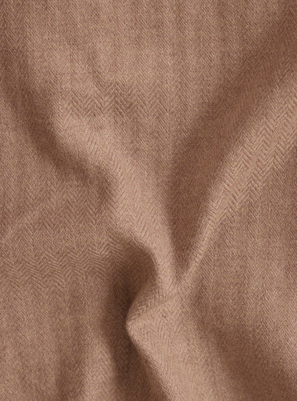 Khahi Taupe Cotton Melange Overshirt