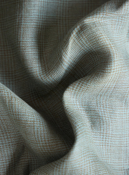 Sub Green Linen Check Shirt