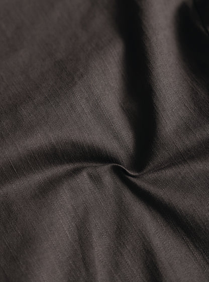 Gravel Grey Cotton Blend Overdye Denim Chinos