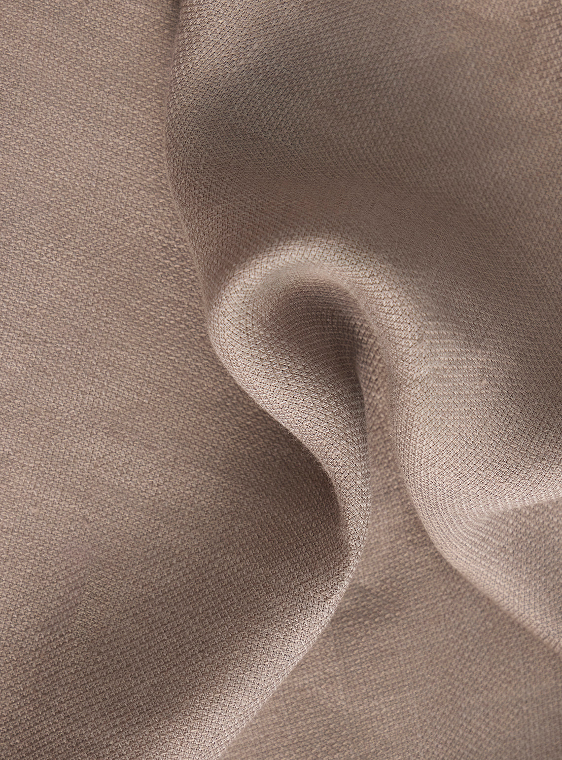 Silt Brown Linen Dobby Shirt