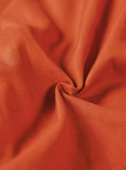 Ember Rust Cotton Twill Shirt