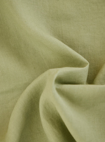 Avocado Green Linen Shirt