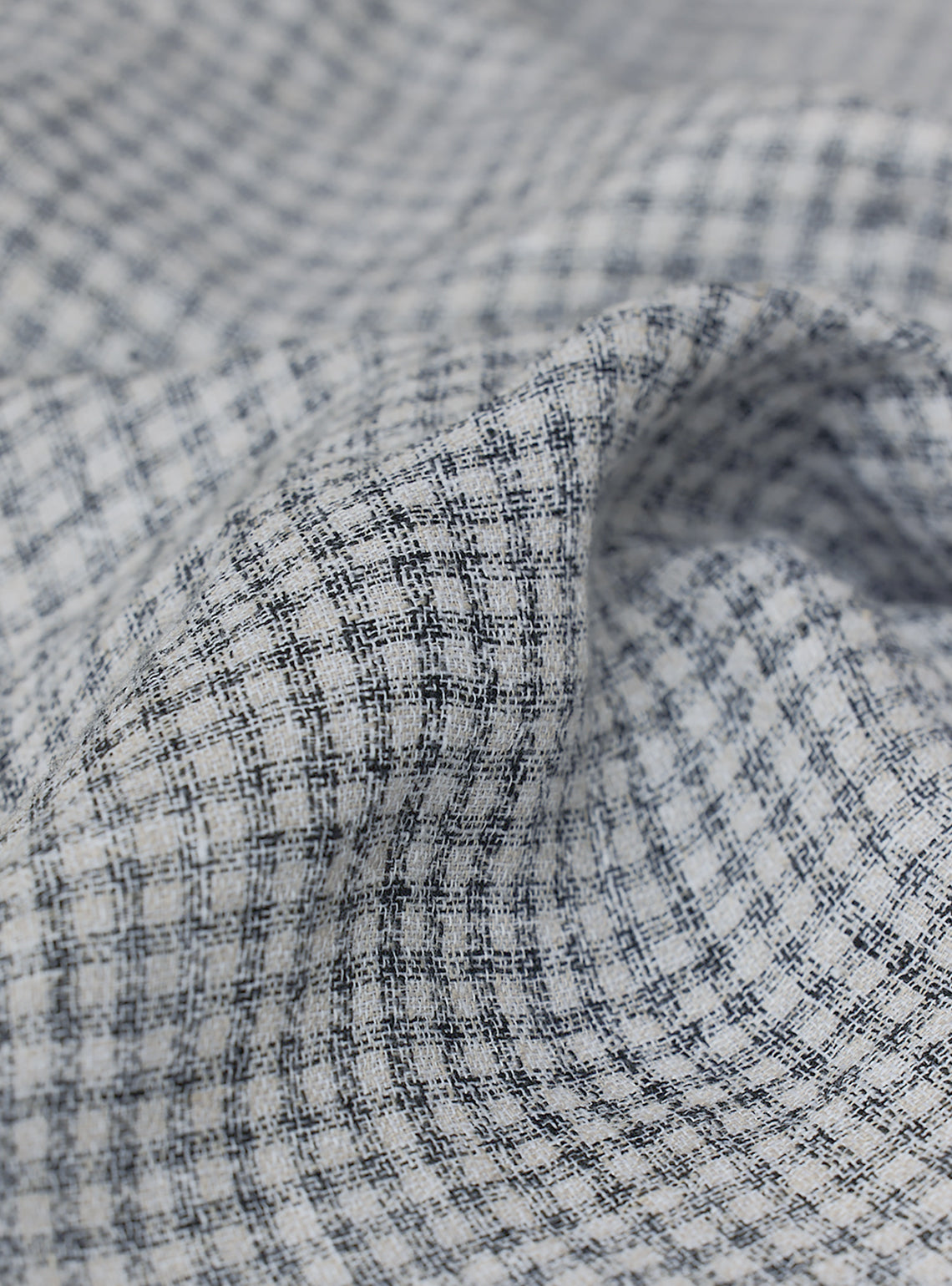 Flint Khaki European Linen Check Shirt