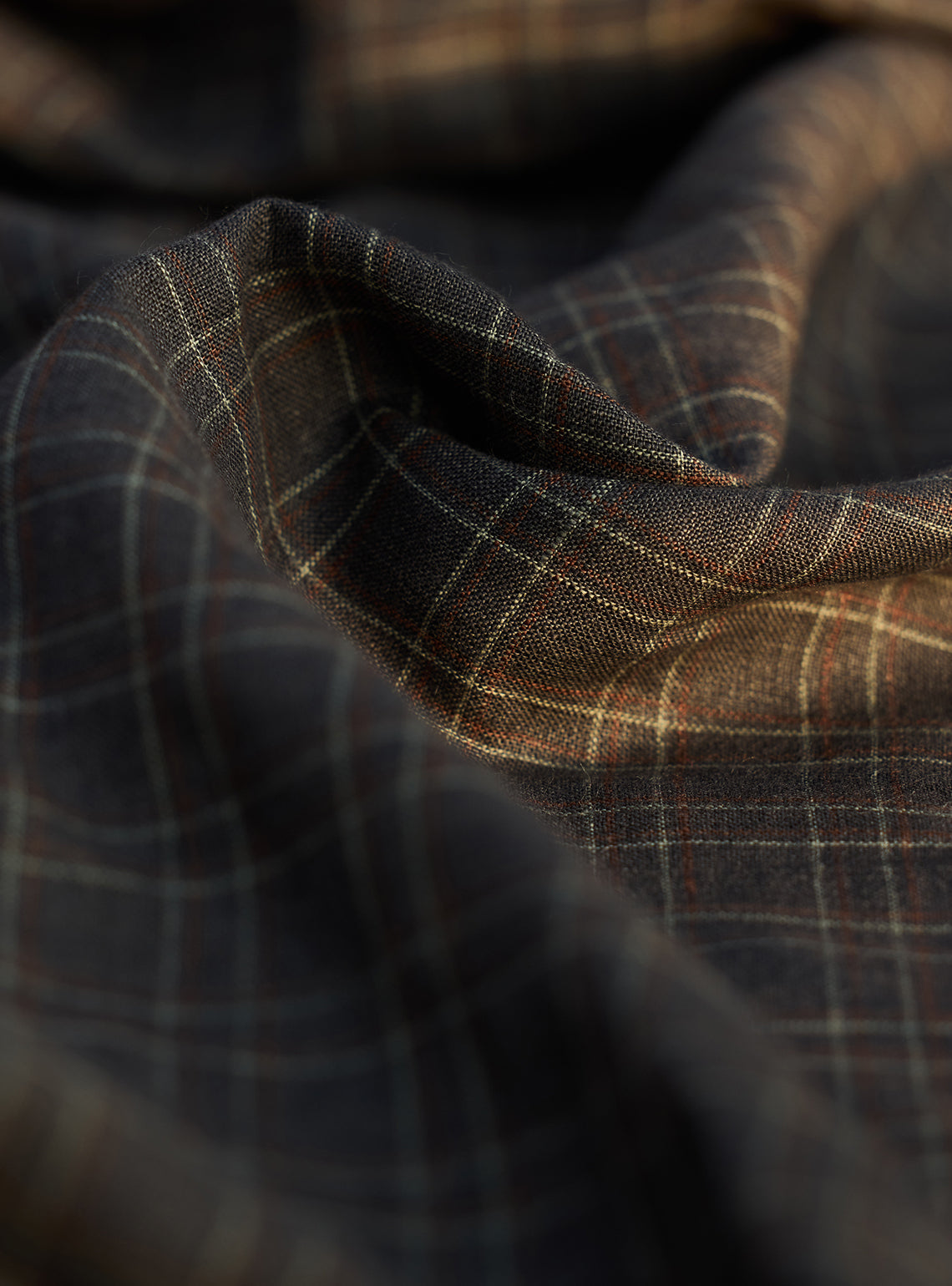 Matrix Grey Check Linen Shirt
