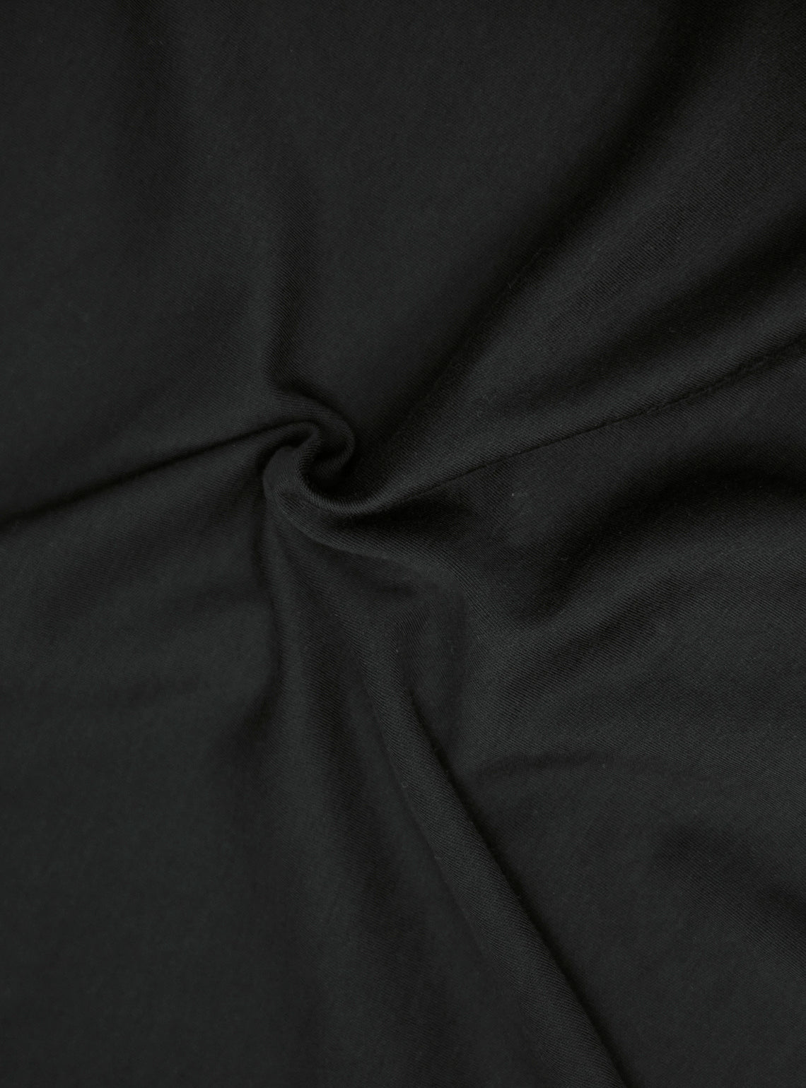 Butter Black Supima Cotton Crewneck