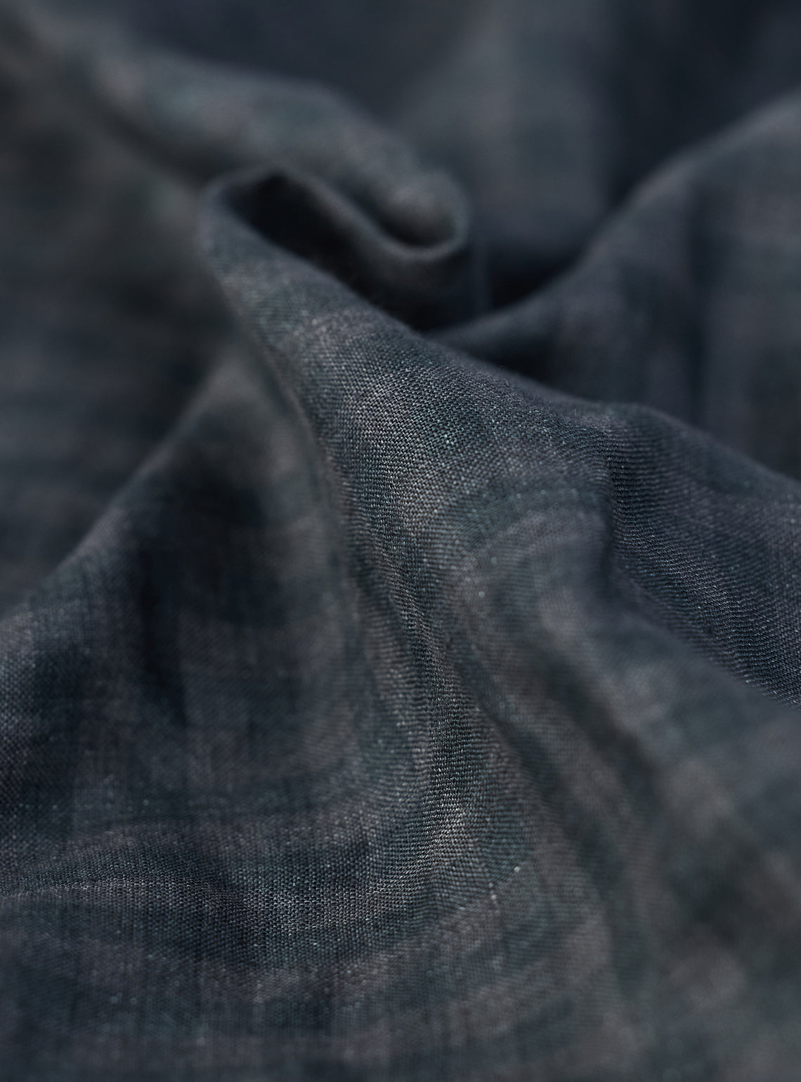 Tartan Black Check Linen Shirt