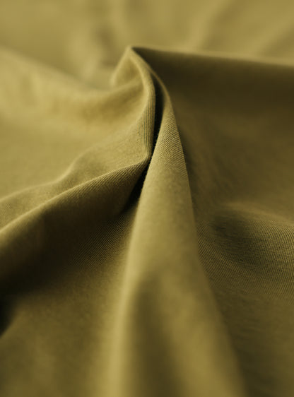 Teak Olive Cotton Crew