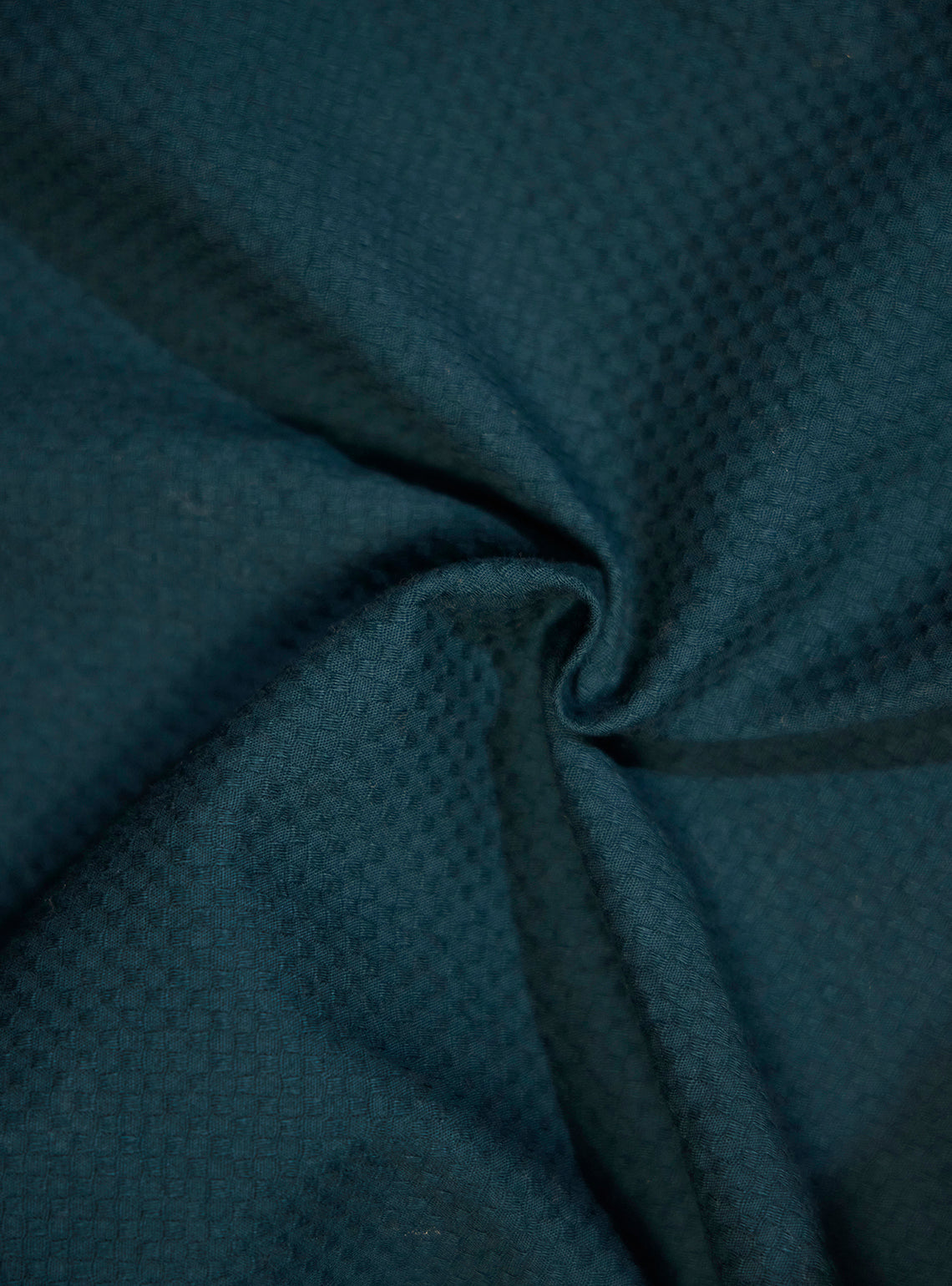 Budva Teal Cotton Dobby Shirt