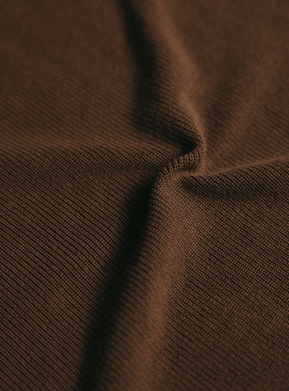 Night Brown Cotton Pullover