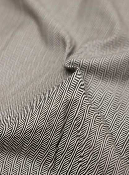 Merlin Green Cotton Melange Overshirt