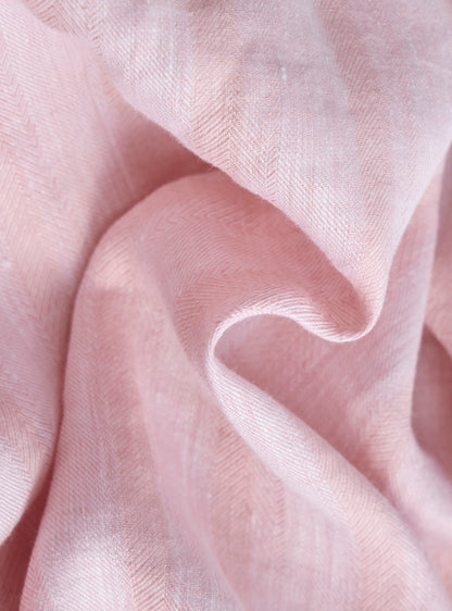 Blush Pink Linen Structure Shirt