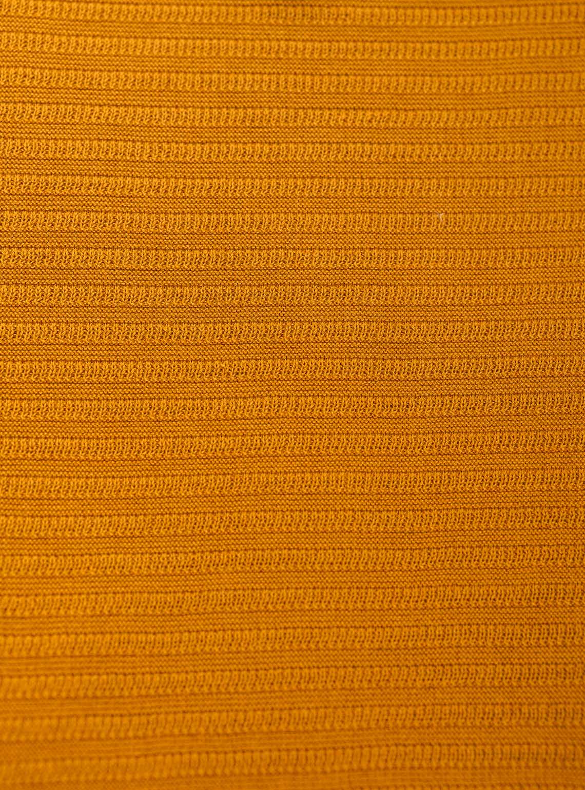 Playmaker Orange Textured Cotton Polo