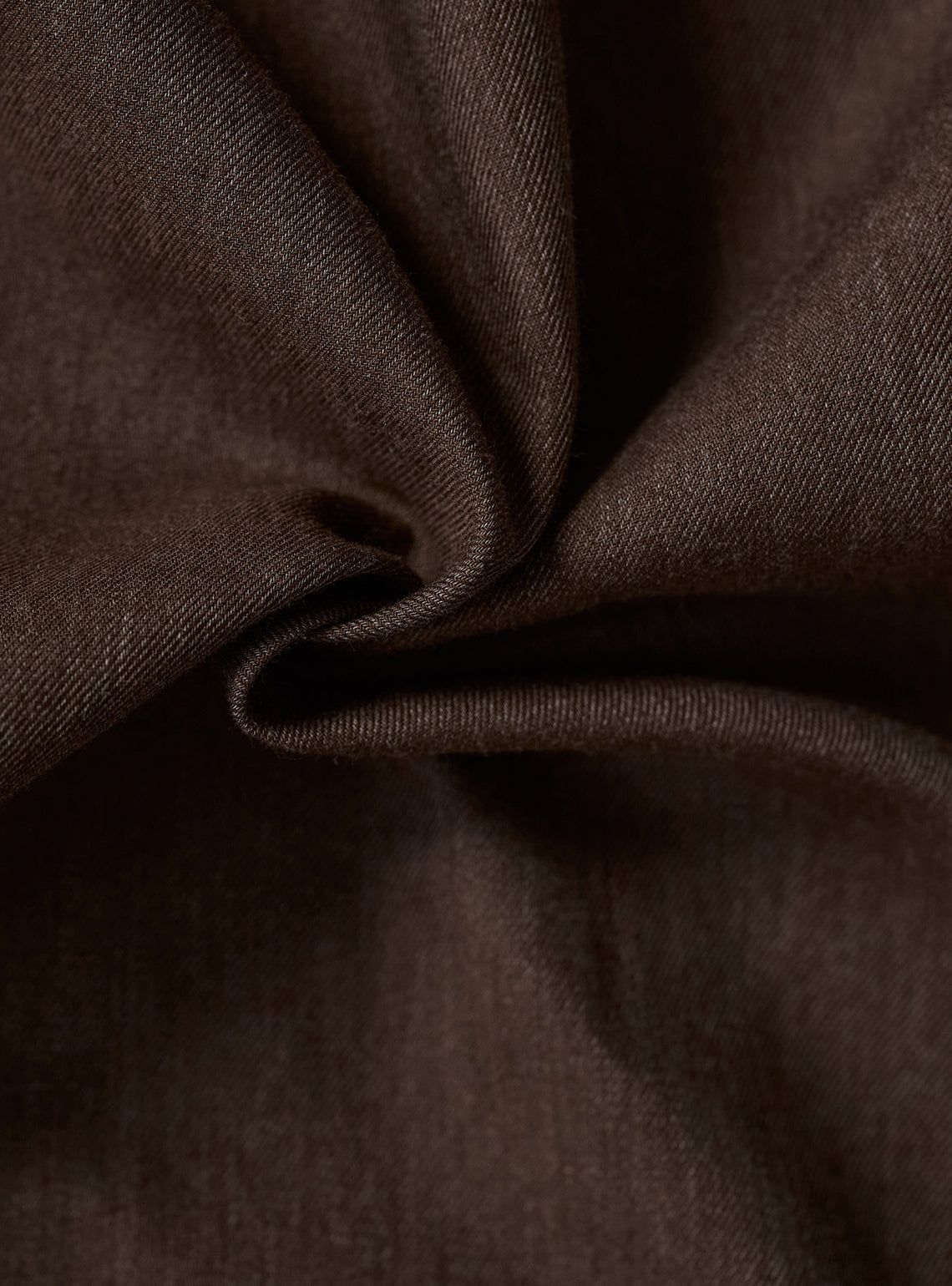 Walnut Brown Melange Cotton Shirt