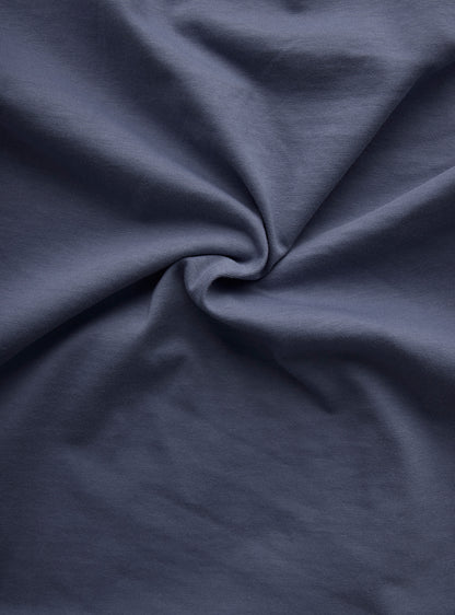 Cobalt Blue Cotton Jersey Polo