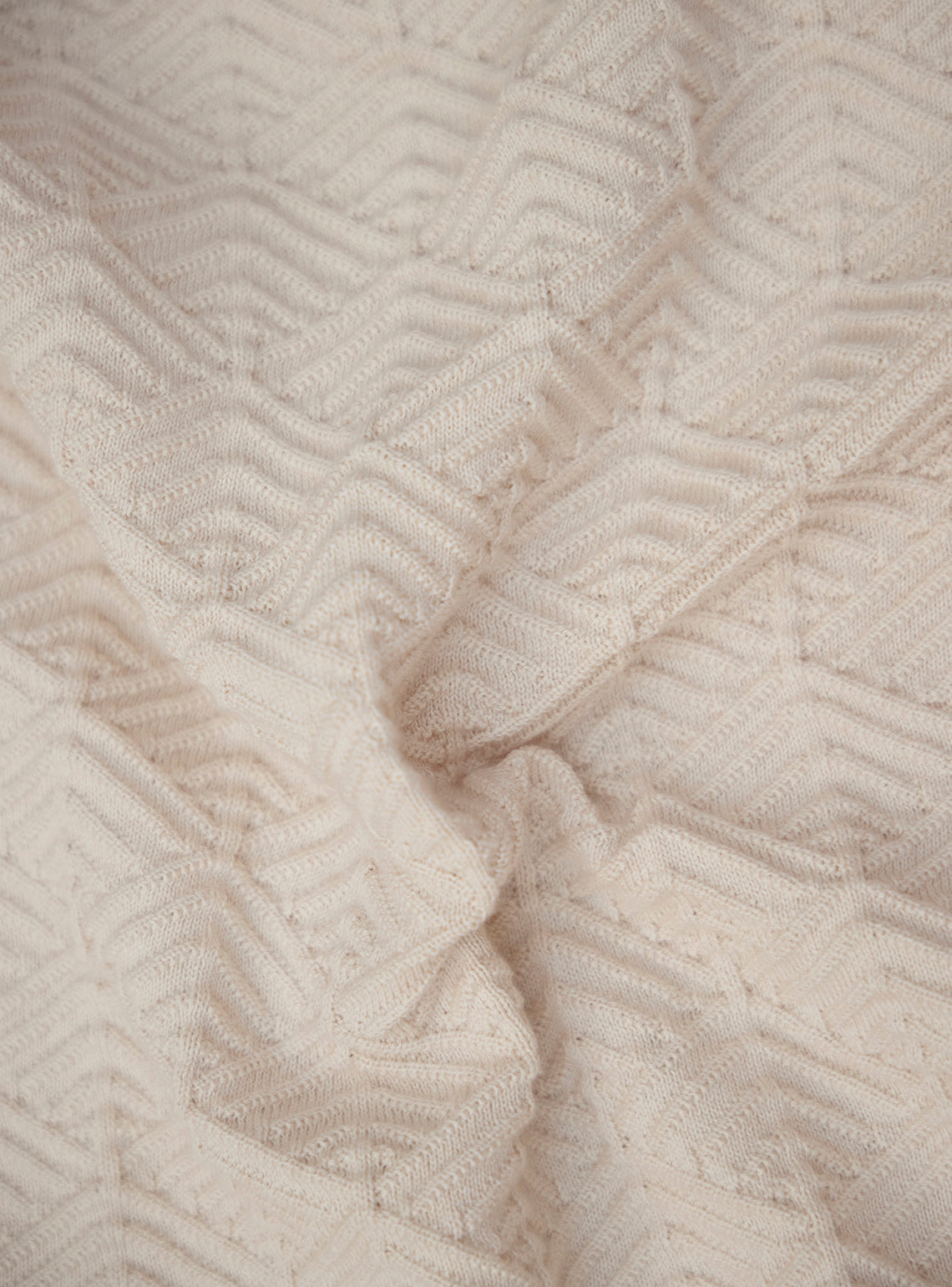 Nomad Off-White Cotton Wool Pullover