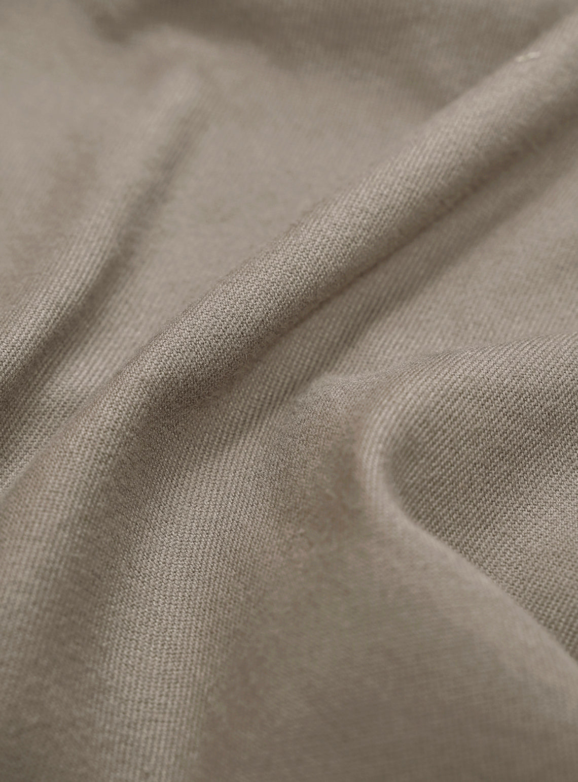 Khaki Falcon Cotton Melange Trousers