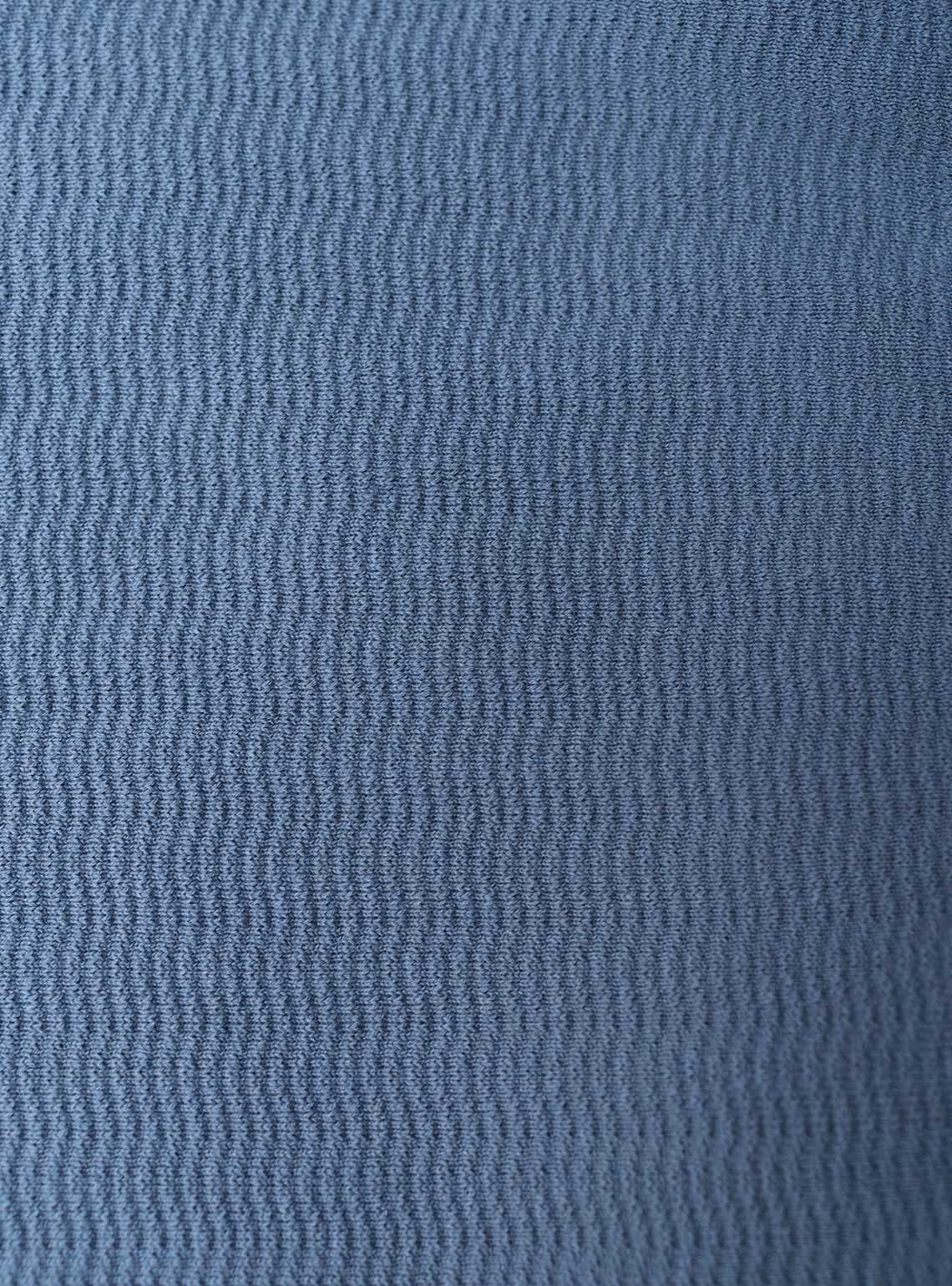 Crosscheck Blue Ripstop Cotton Crewneck