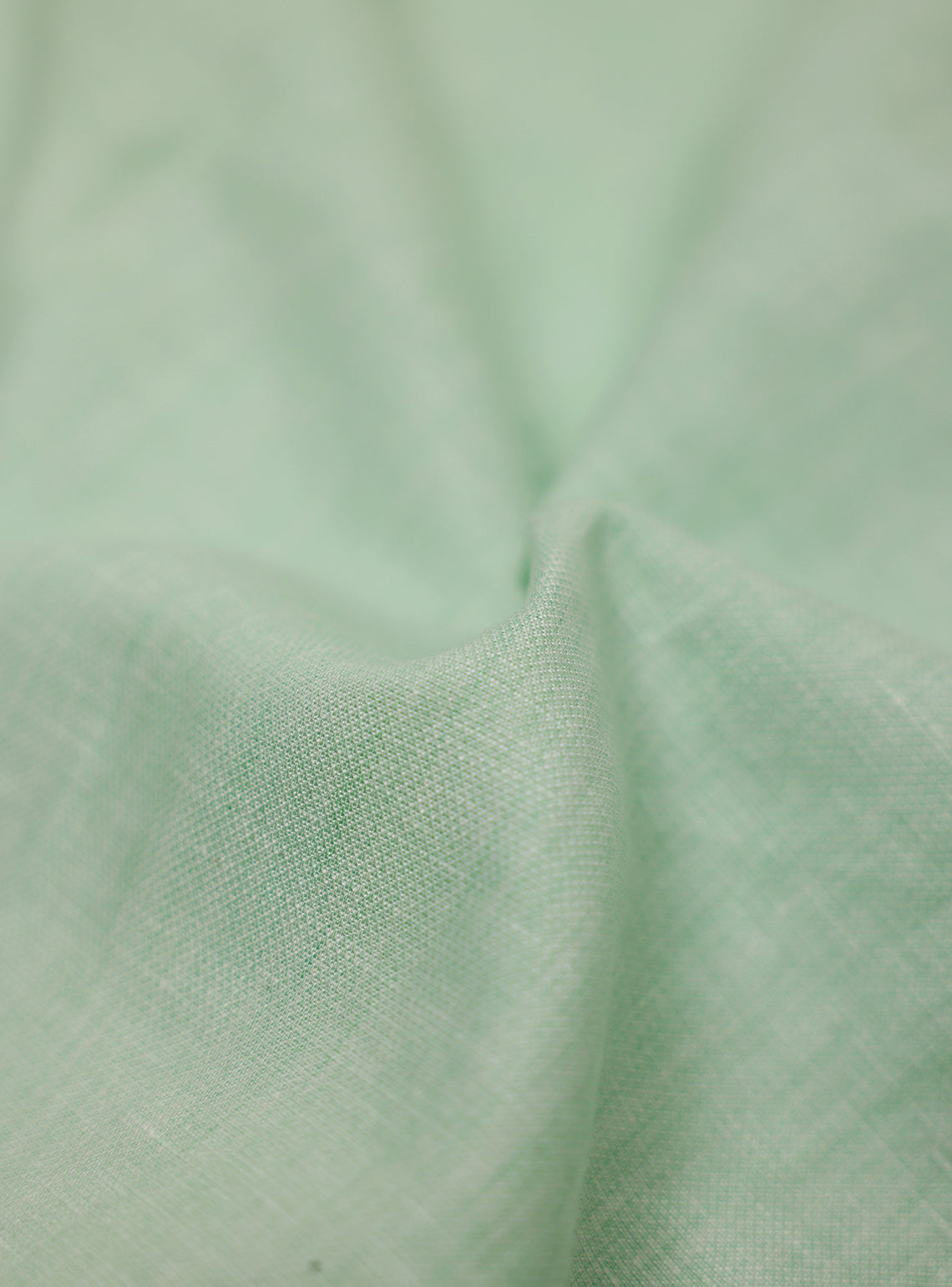 Sea Mist Cotton Blend Melange Shirt