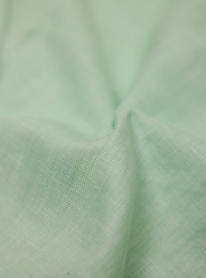 Sea Mist Cotton Blend Melange Shirt