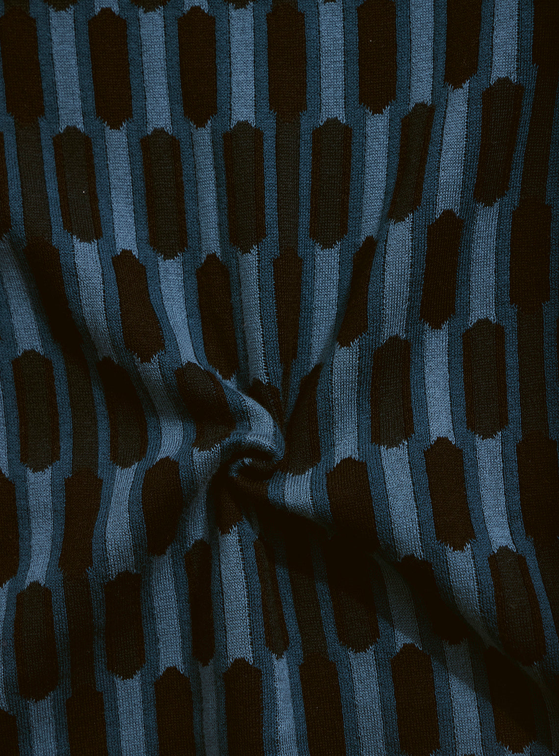 Naxos Navy Cotton Knit Polo