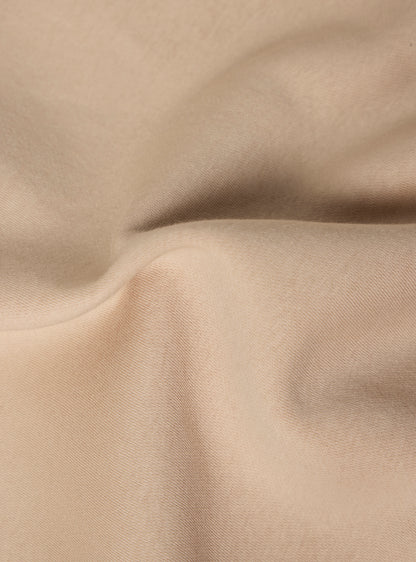 Almond Khaki Cotton Poly Hoodie