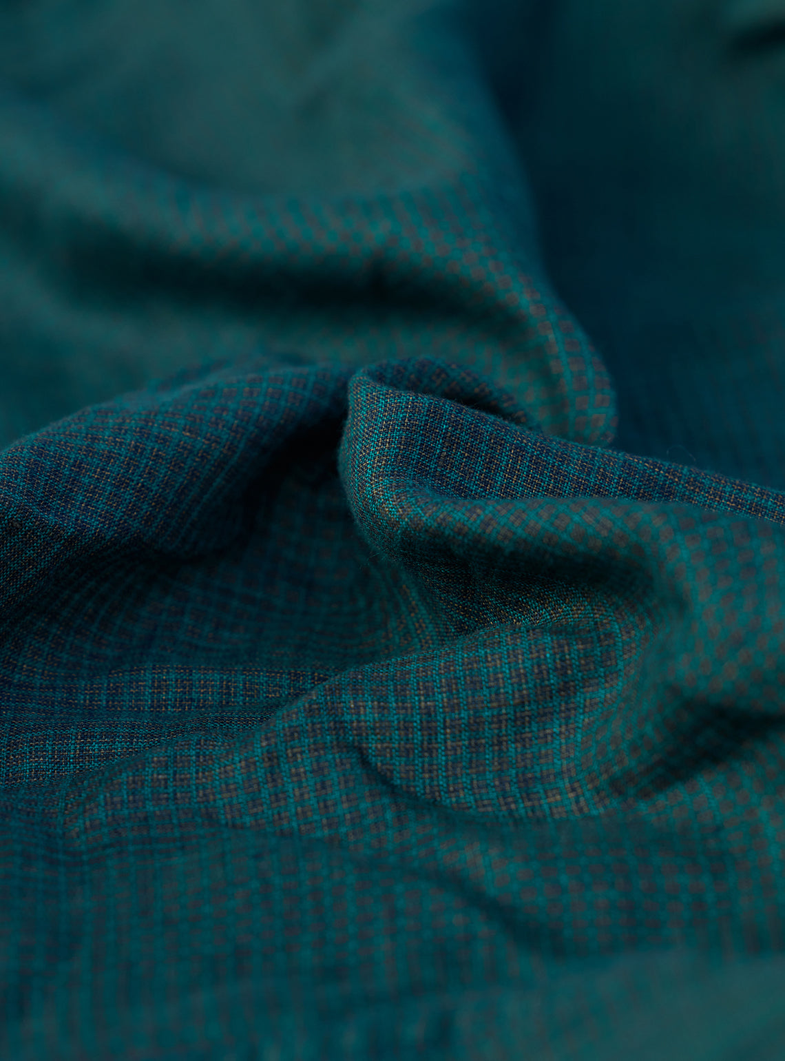 Canopy Green Check Linen Shirt