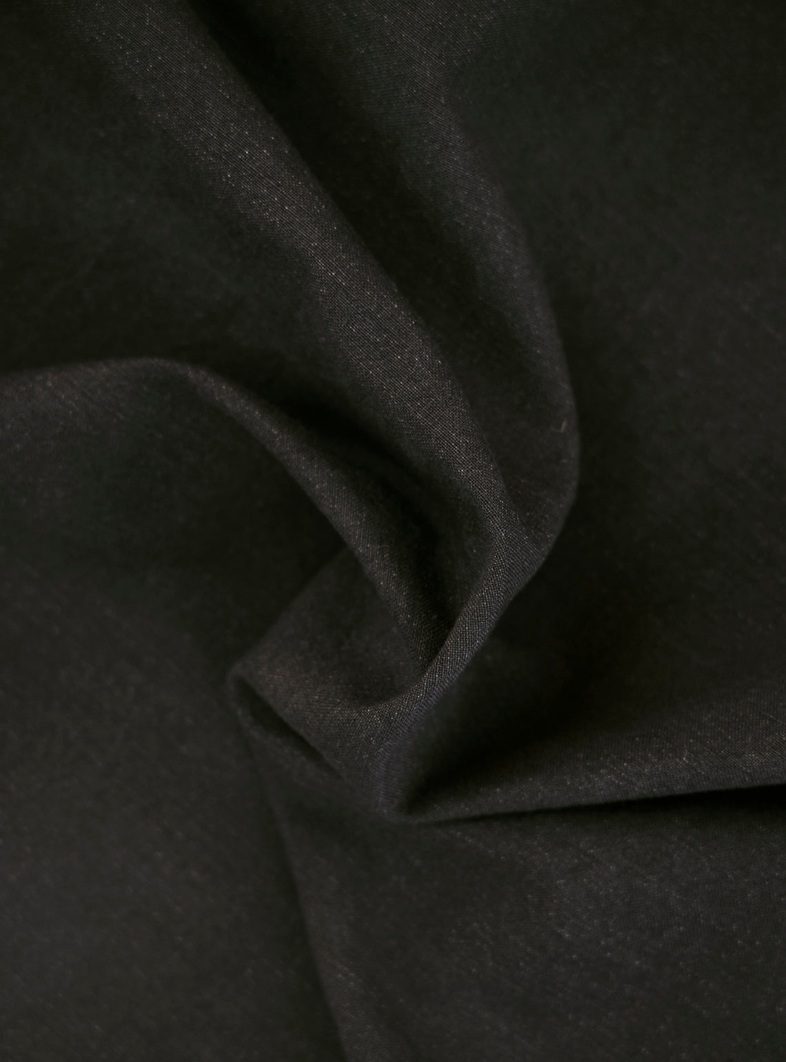 Eclipse Black Cotton Linen Trousers