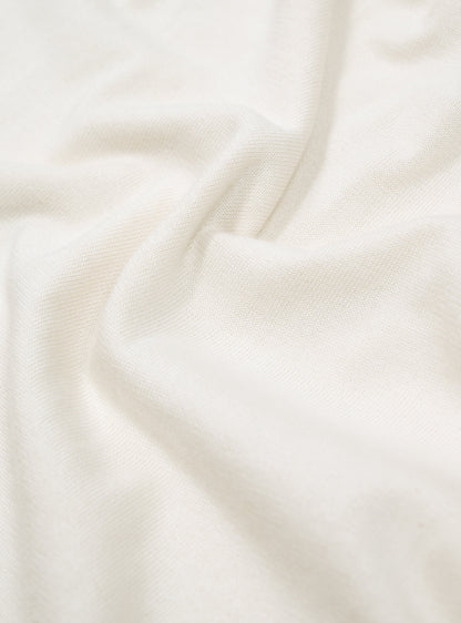 Sand White Cotton Pullover