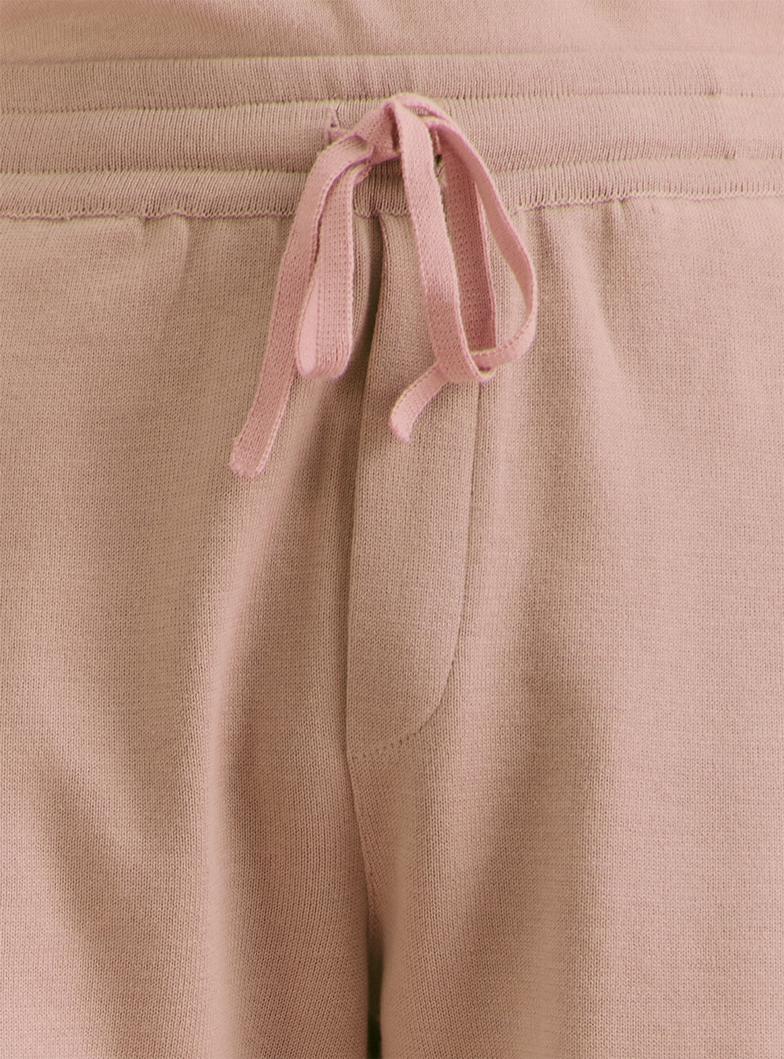 Nomad Khaki Flat Knit Relaxed  Shorts