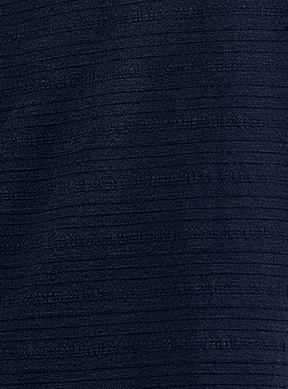 Berry Blue Cotton Blend Pointelle Shirt