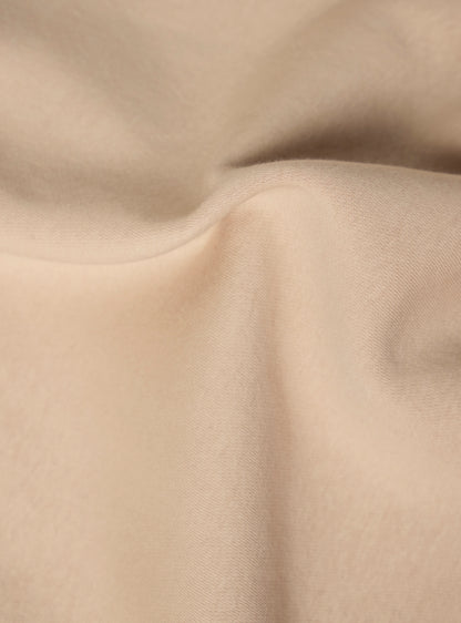 French Khaki Cotton Poly Joggers