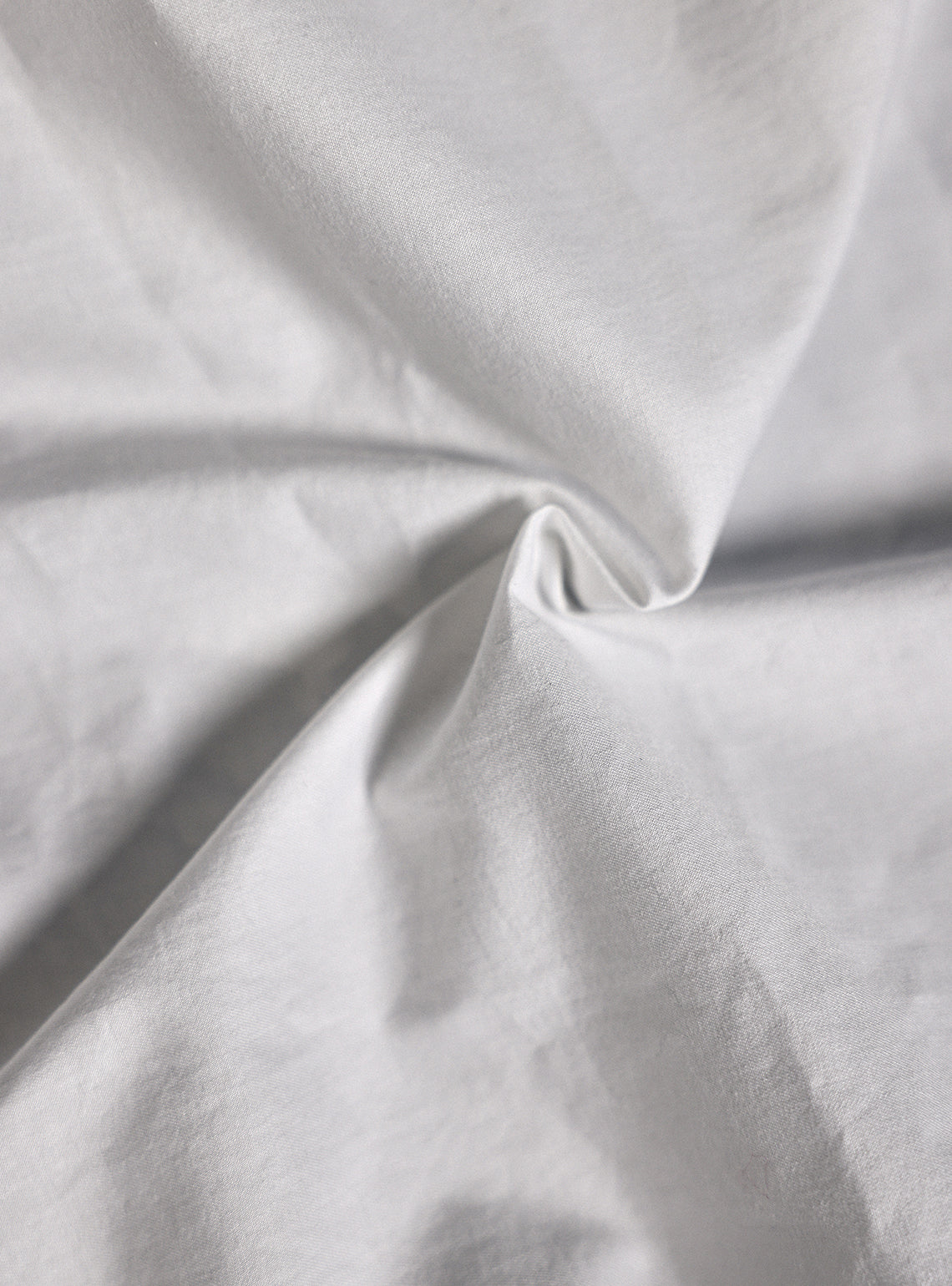 Cloud White Cotton Twill Shirt