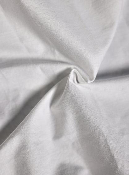 Cloud White Cotton Twill Shirt