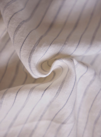 Alto Off-White Linen Dobby Trousers