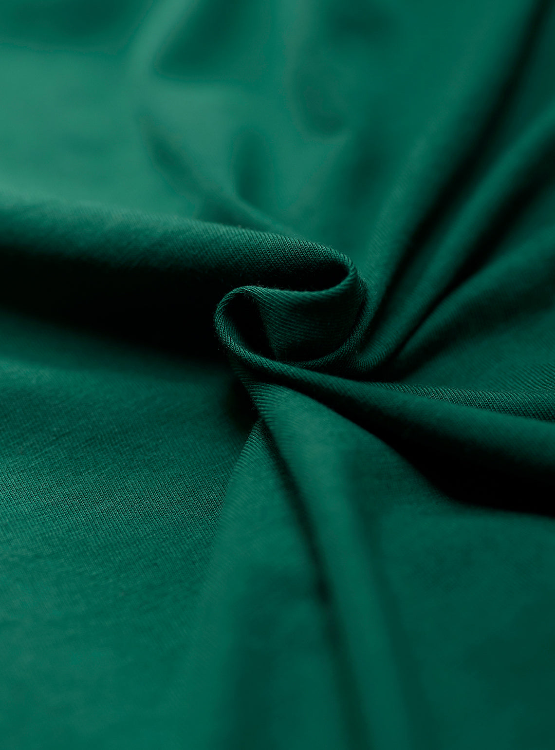 Playbook Green Cotton Blend Crewneck