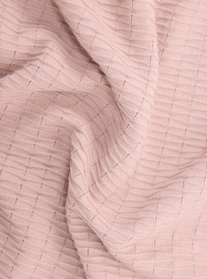 Stone Beige Cotton Knit Polo