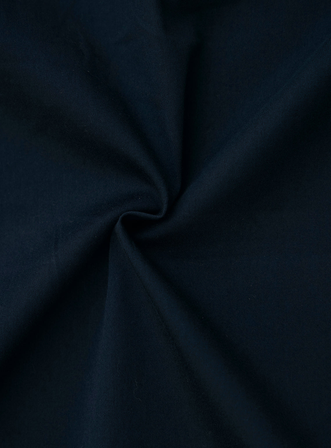 Azure Navy Cotton Stretch Satin Shirt