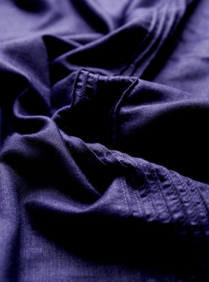 Jamun Navy Viscose Silk Kurta