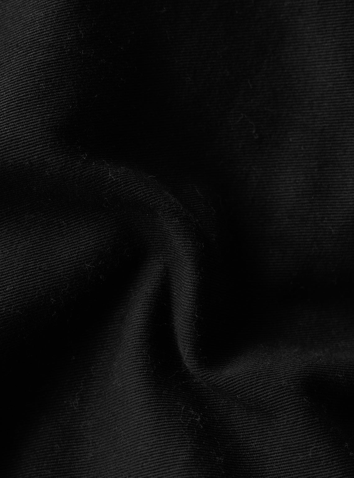 Midnight Black Cotton Cargo