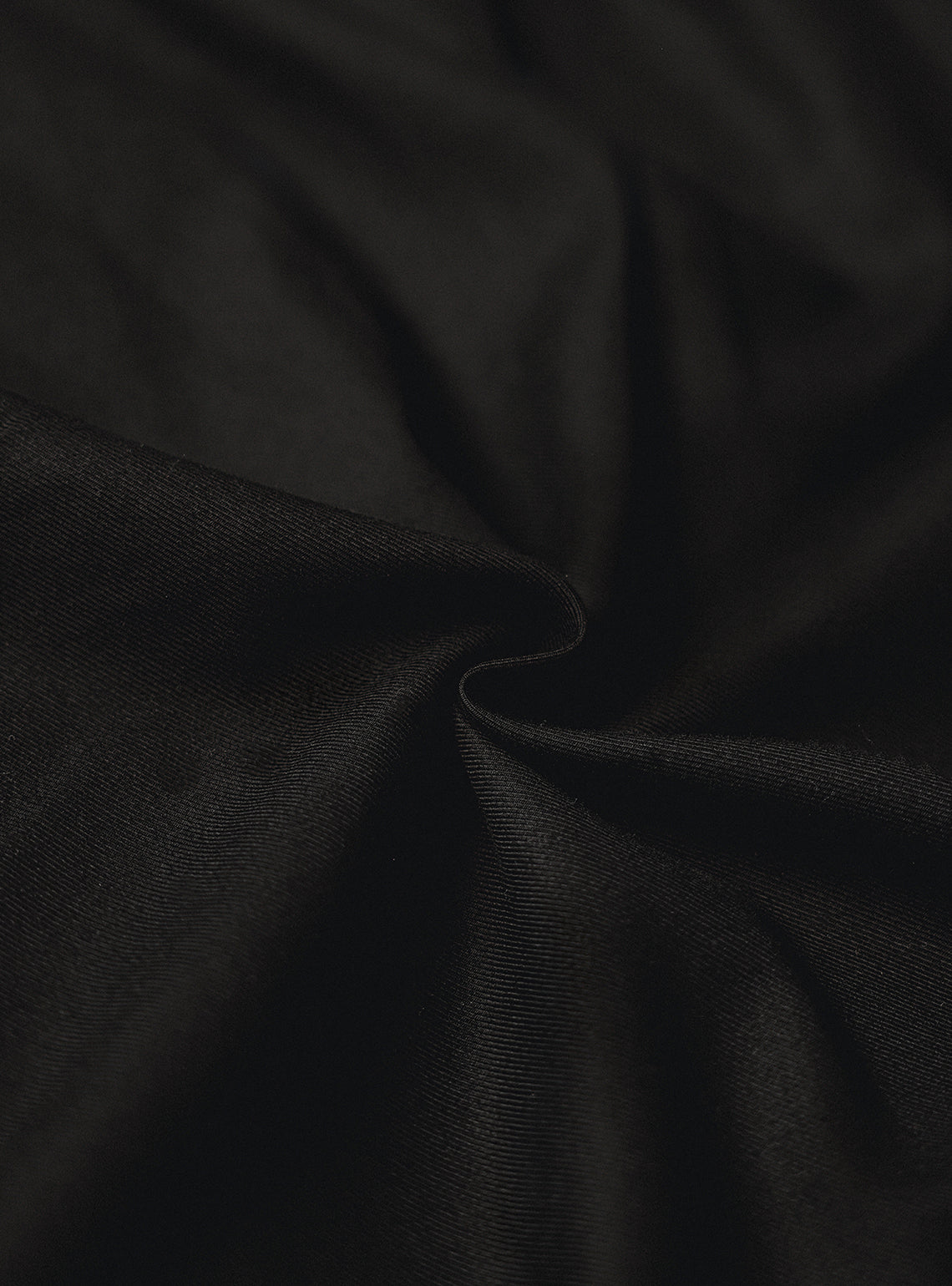 Galactic Black Cotton Twill Shirt