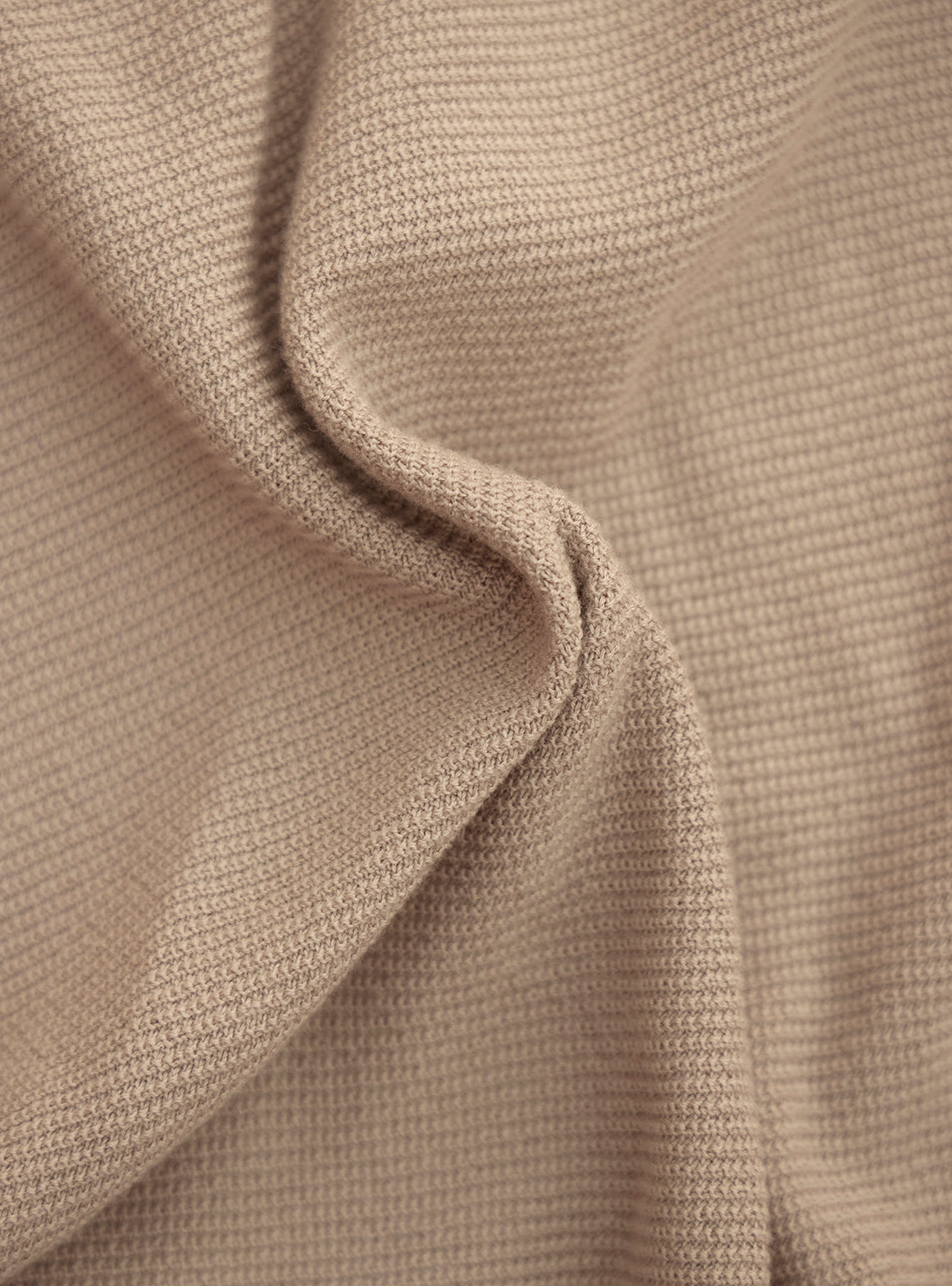 Almond Khaki Cotton Pullover