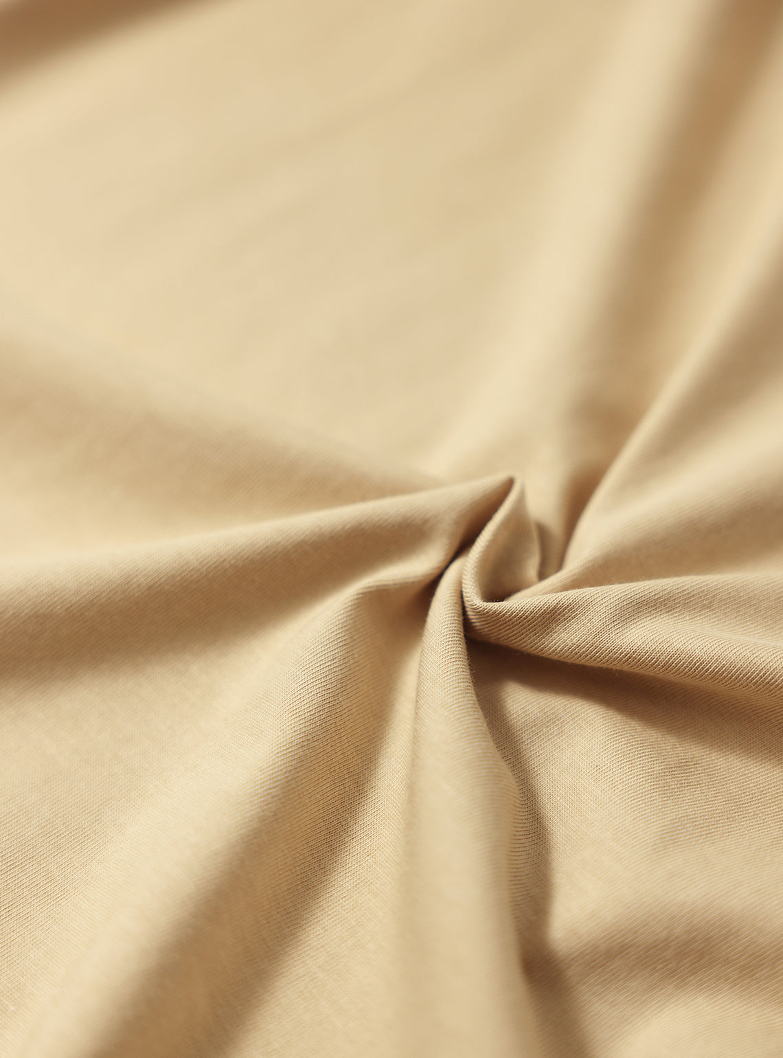 Khaki Bistro Cotton Crew