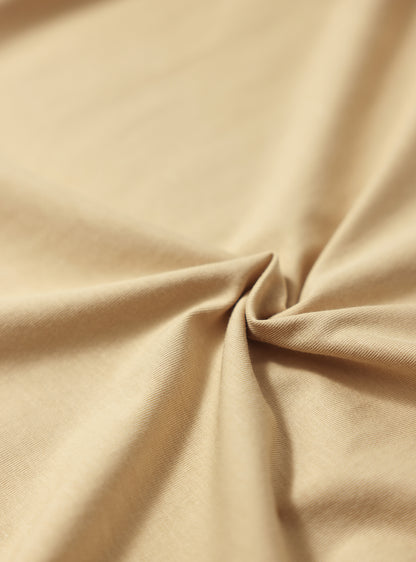 Khaki Bistro Cotton Crew