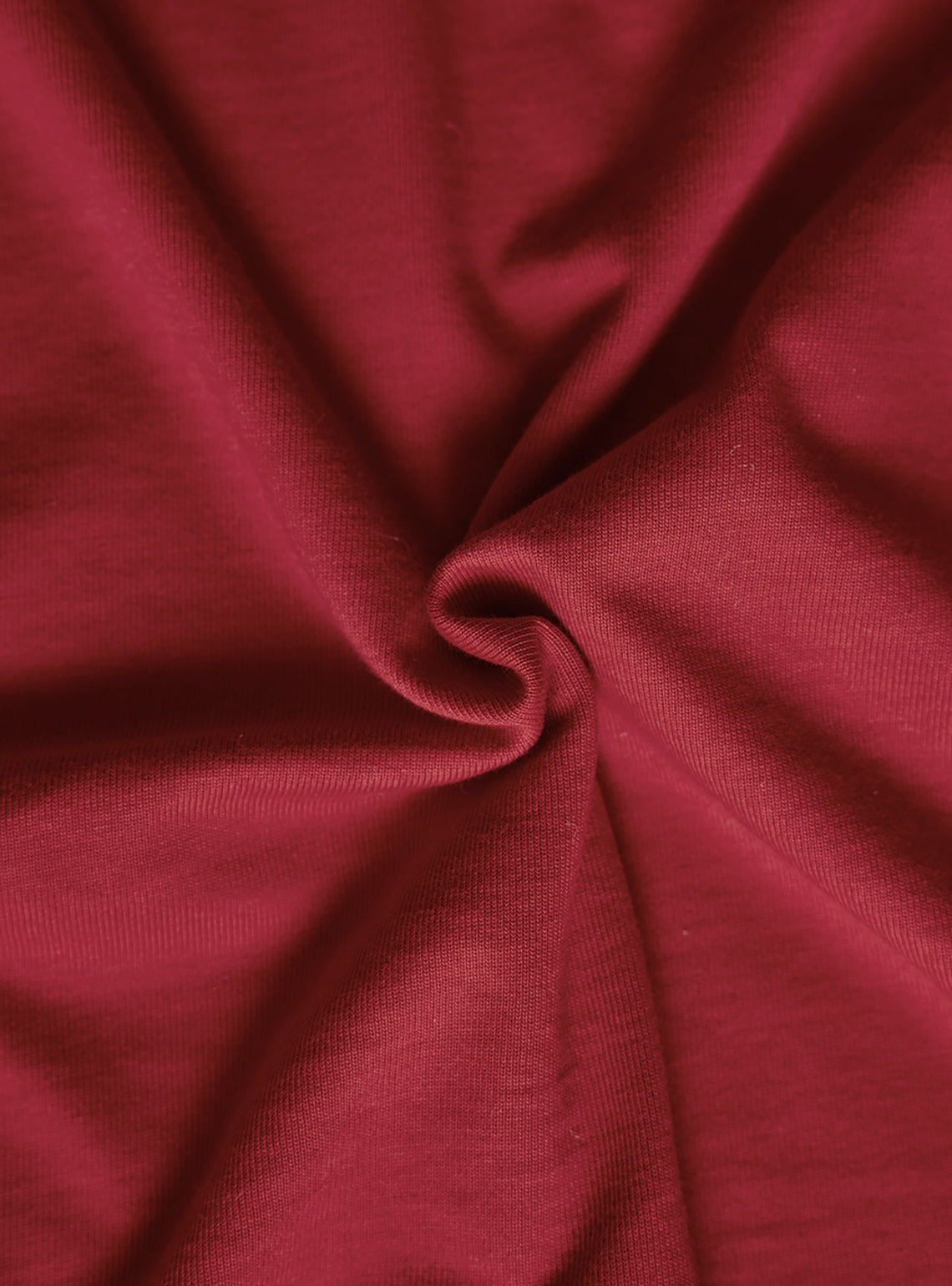 Garnet Red Cotton Sweatshirt