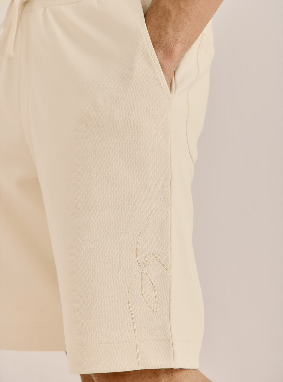 Dune Off-White Blend Shorts