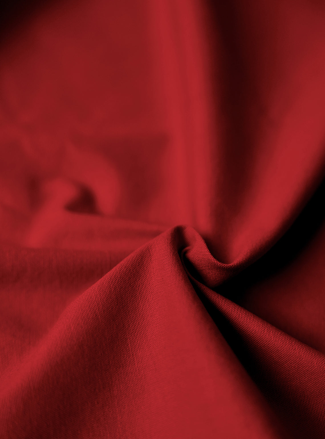 Seasoned Deep Red Cotton Oxford Shirt