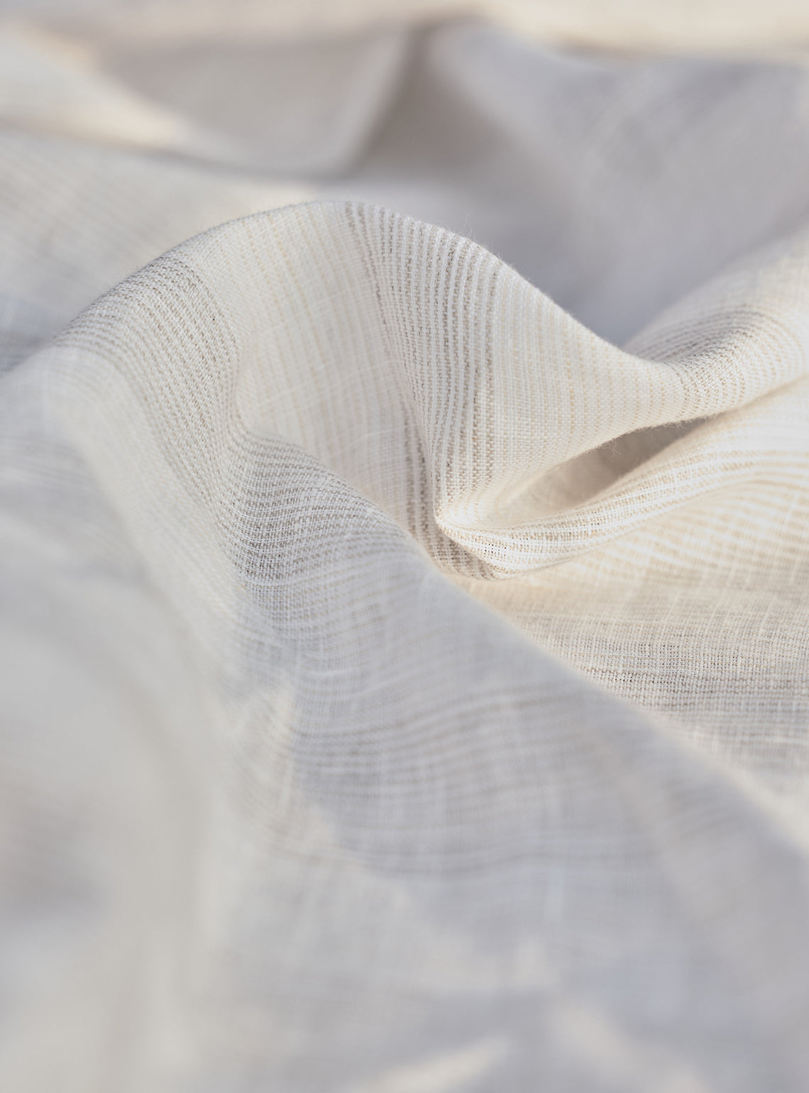 Safari Khaki Stripe Linen Shirt